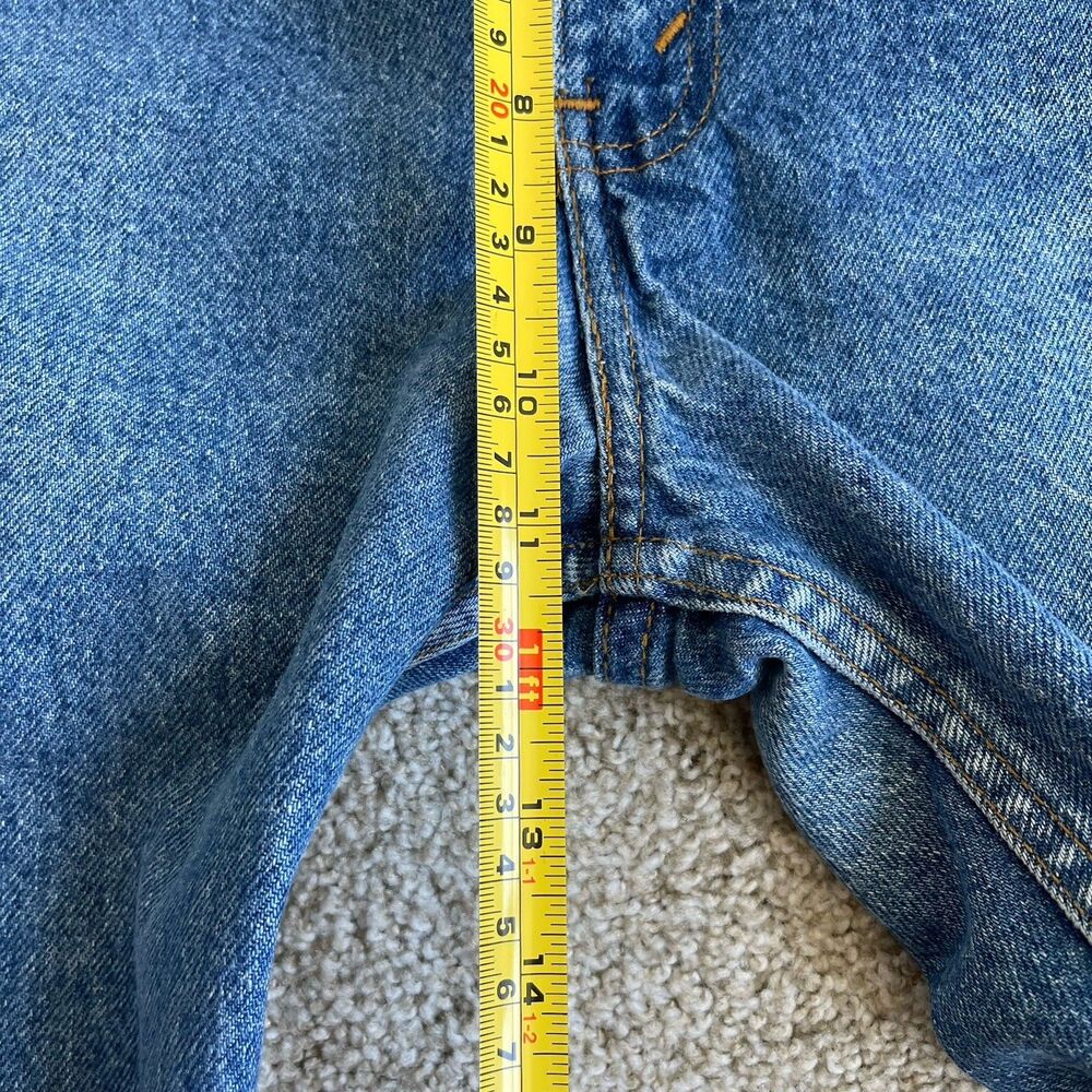 Vintage Orange Tab 80s Levis 505 Jeans Men's 30 x 30 Straight Leg Blue USA - Picture 14 of 15
